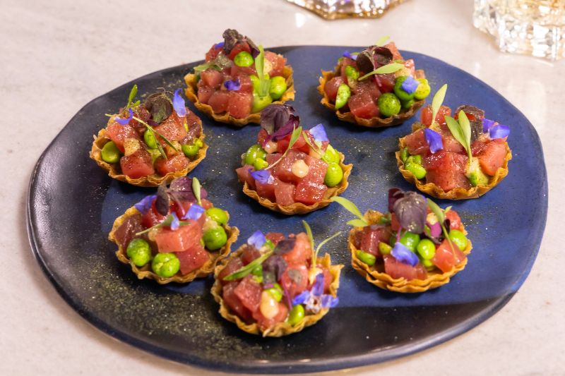 Fines tartelettes de thon rouge