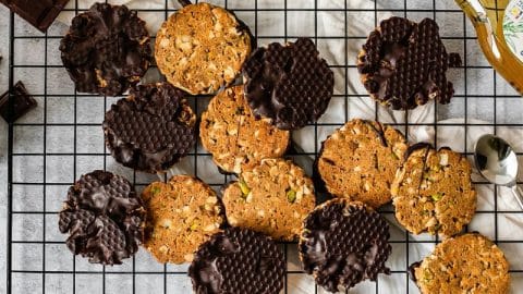 Florentins amandes pistaches et chocolat