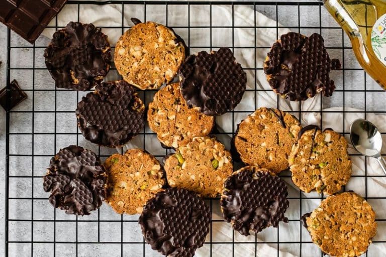 Florentins amandes pistaches et chocolat