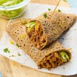 Galettes de sarrasin au pulled chicken