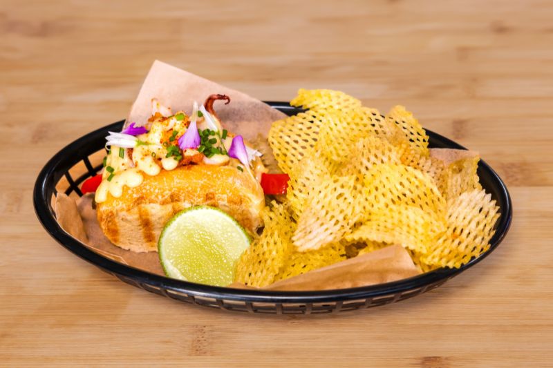 Mini panini aux encornets et aïoli