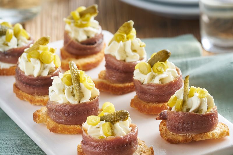 Montadito aux anchois