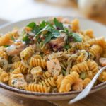 Pâtes fraîches au saumon fumé