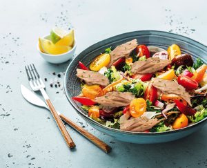recette de Salade estivale aux effilochés de thon