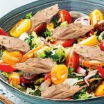 Salade estivale aux effilochés de thon
