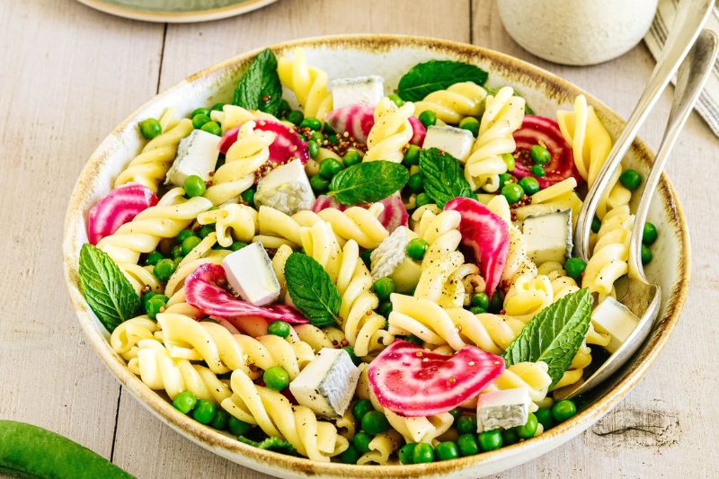 Salade de pâtes au Valençay