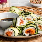 Sushi spring rolls au concombre