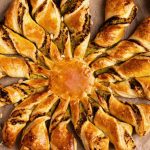 Tarte soleil au pesto de pommes