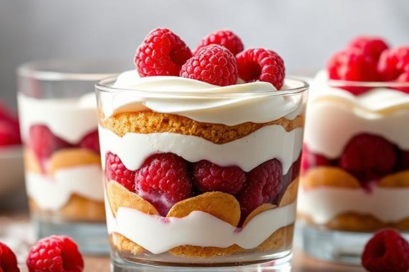 Tiramisu aux framboises