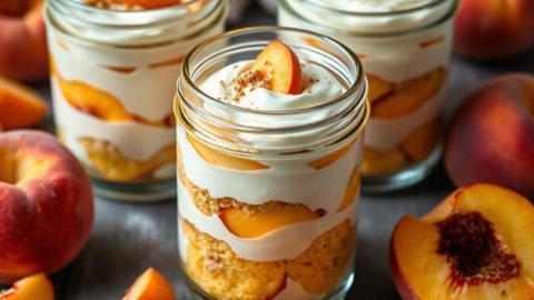 Tiramisu aux pêches