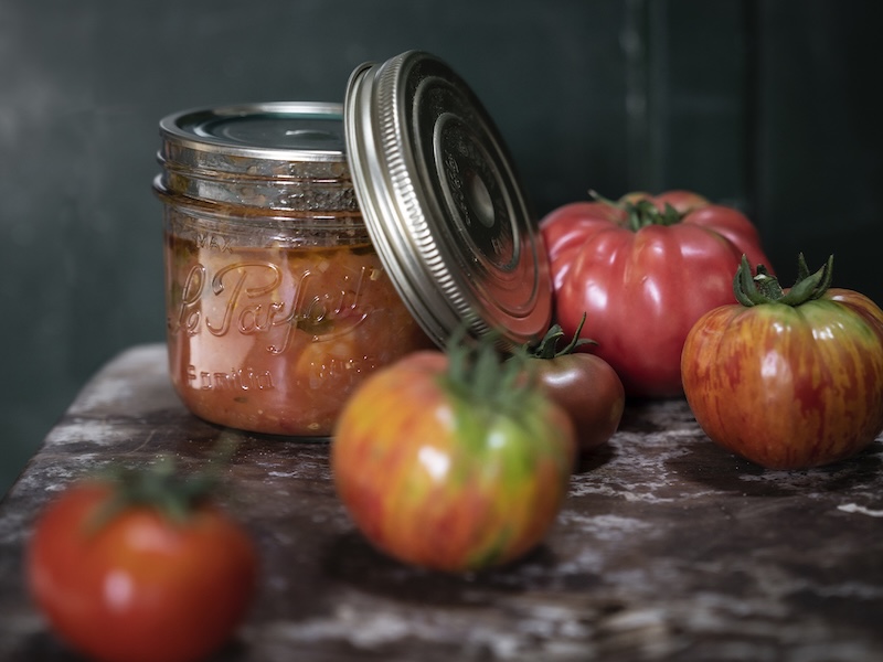 recette de Pulpe de tomate au basilic et à l’ail