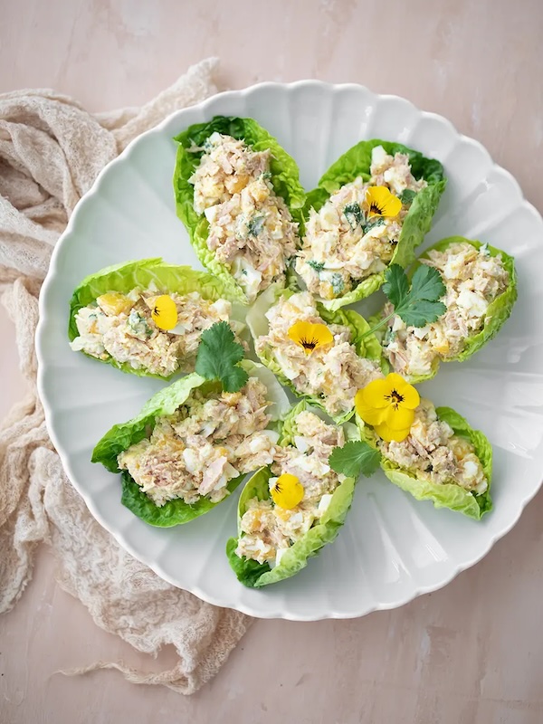 recette de Petits paniers croquants au thon