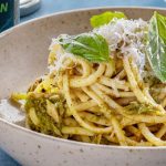 Spaghetti Pesthon basilic