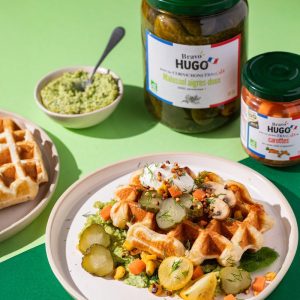 recette de Gaufre aux pickles de carottes