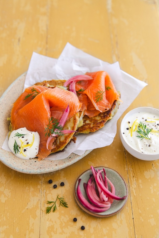recette de Botxy et saumon fumé