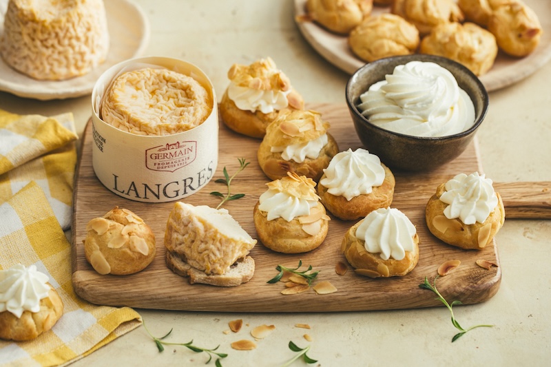 recette de Gougères fourrées à la chantilly au Langres