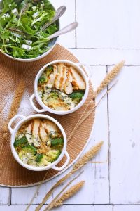 recette de Gratins de brocoli et boulgour