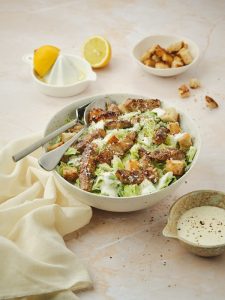 recette de Salade César revisitée à l’agneau