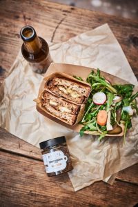 recette de Grilled cheese au Morbier et oignons