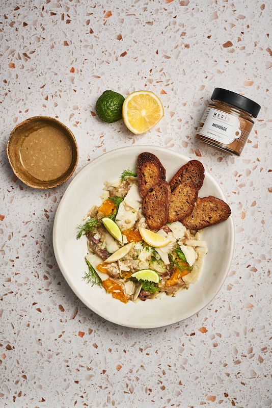 recette de Salade de fenouil à l’anchoïade