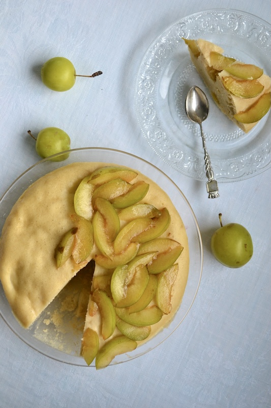 recette de Moelleux aux prunes Reine-Claude