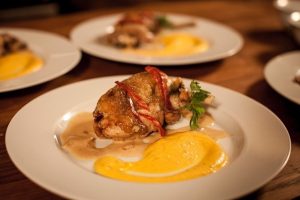 recette de Pintade au chorizo