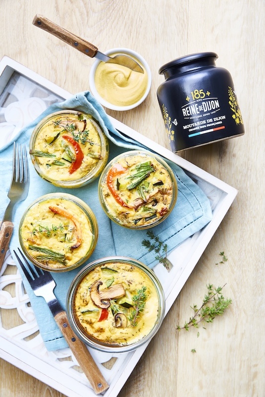 recette de Petits flans de légumes à la moutarde