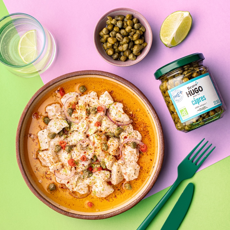 recette de Ceviche aux câpres au vinaigre