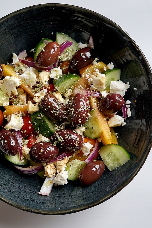 recette de La vraie salade grecque par Kalios