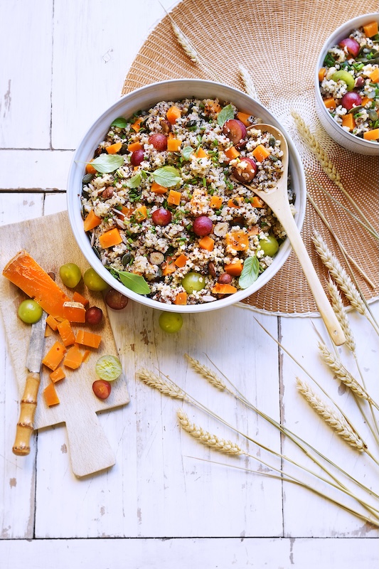 recette de Salade de quinoa à la Mimolette