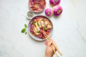 recette de Salade thaï au poulet grillé