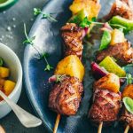 Brochettes de magret de canard à l’ananas