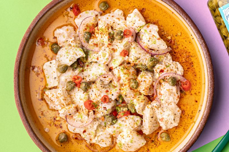 Ceviche aux câpres au vinaigre