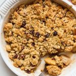 Crumble aux pommes et aux navets