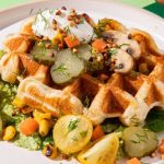 Gaufre aux pickles de carottes