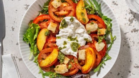 Salade estivale aux nectarines