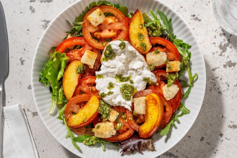 Salade estivale aux nectarines