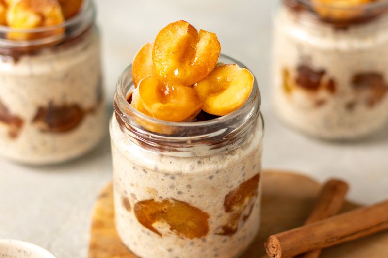 Overnight oats aux mirabelles
