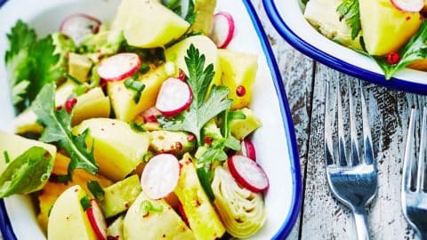 Salade de pommes de terre aux radis