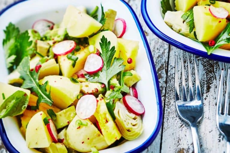 Salade de pommes de terre aux radis