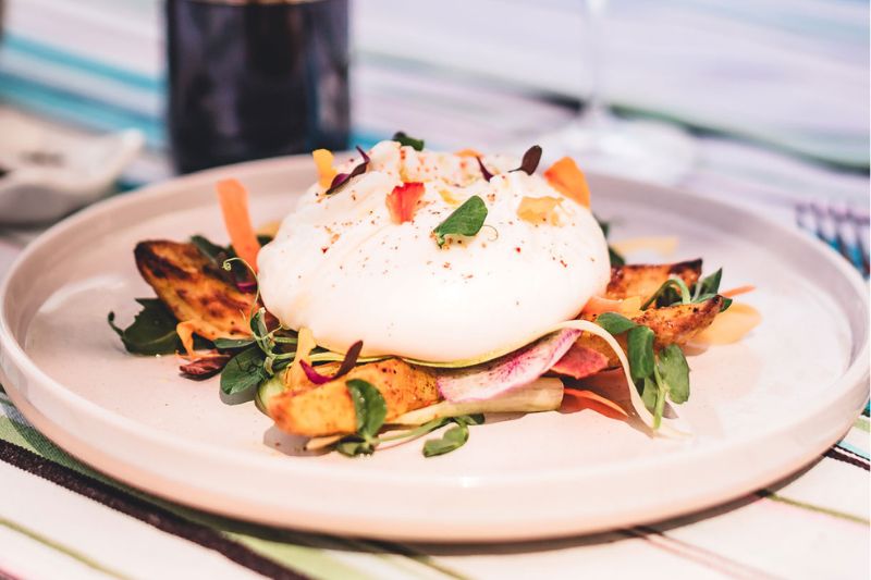 Burrata et potatoes aux épices