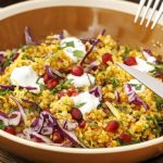 Salade de boulgour au chou rouge