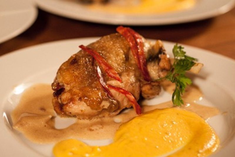Pintade au chorizo