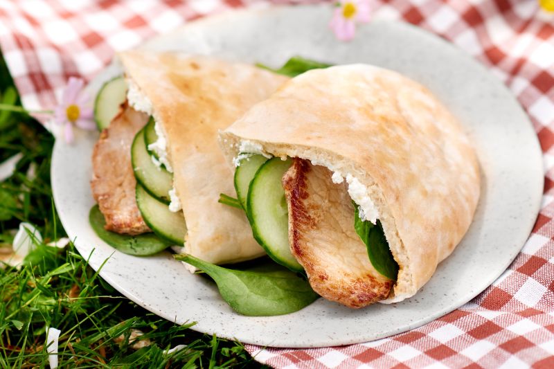 Sandwich pita aux lomos