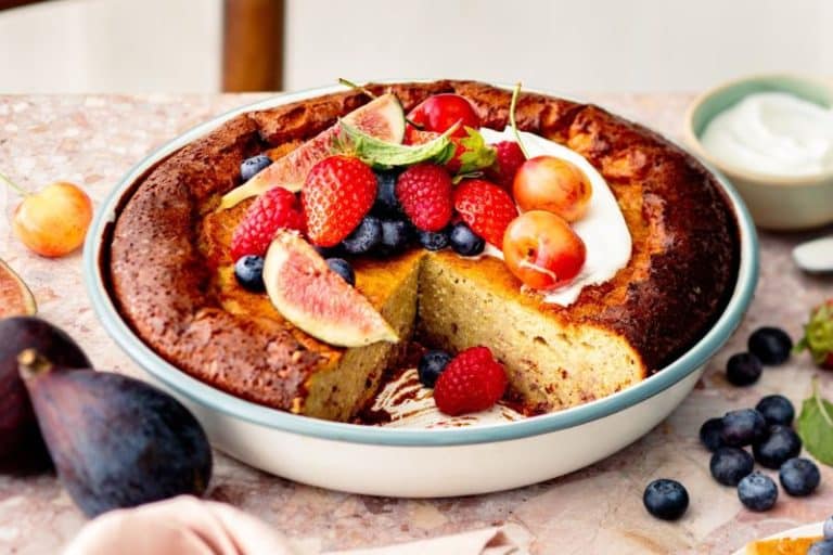 Pudding du dimanche aux fruits rouges