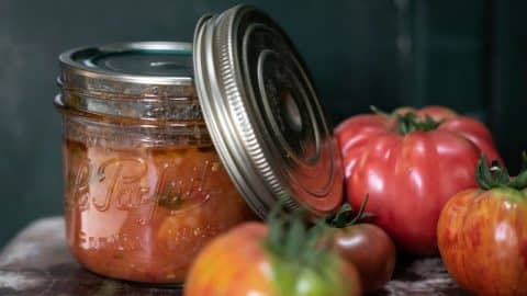 Pulpe de tomate au basilic et à l’ail