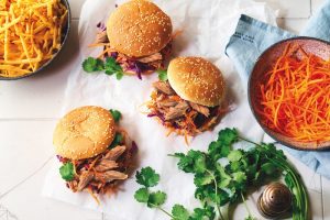 recette de Mini-burgers aux effilochés de thon