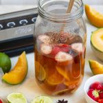 Rhum arrangé fraise melon