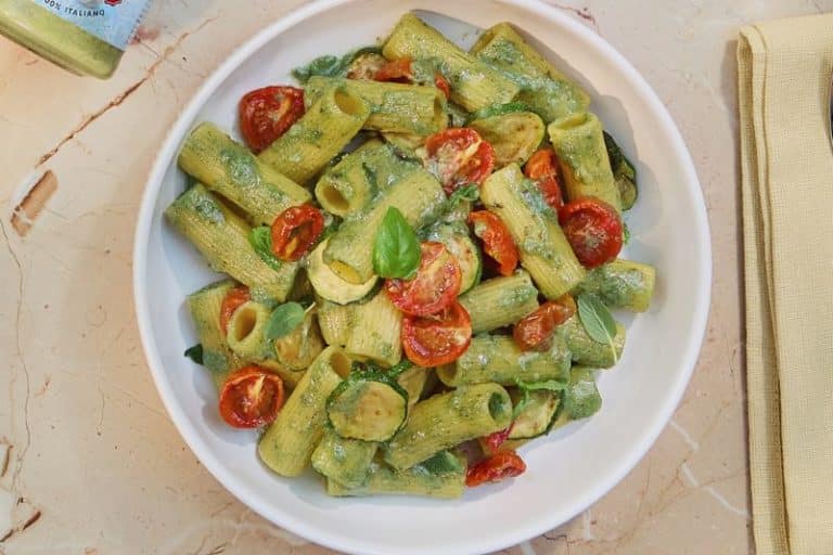 Rigatoni au pesto