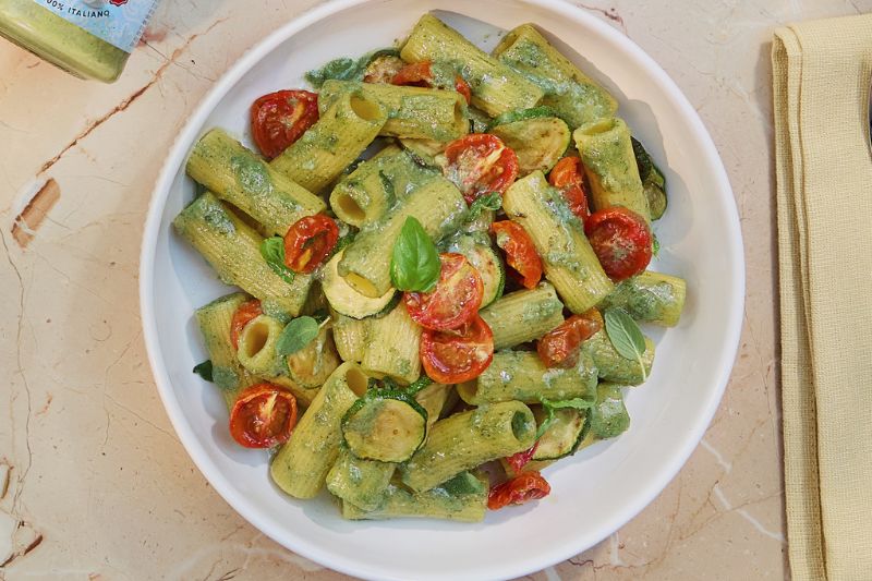 Rigatoni au pesto